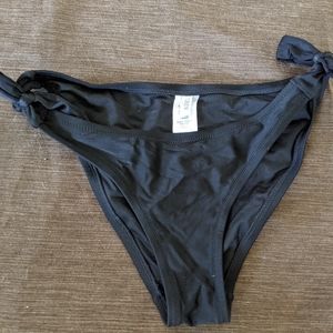 JCrew Black bikini bottoms
